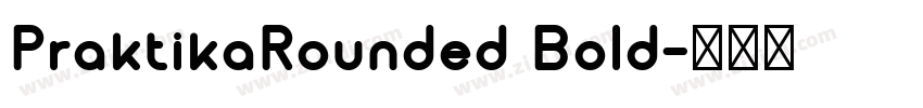 PraktikaRounded Bold字体转换